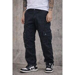 V1 Jordan Craig Mens Navy Blue Cargo Pants Xavier OG Leg Utility  38x32